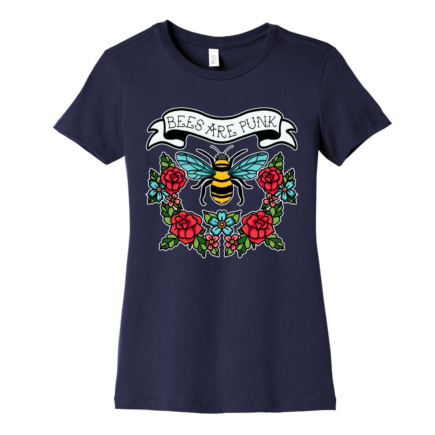 Bees Are Punk Women's Cotton Tee
