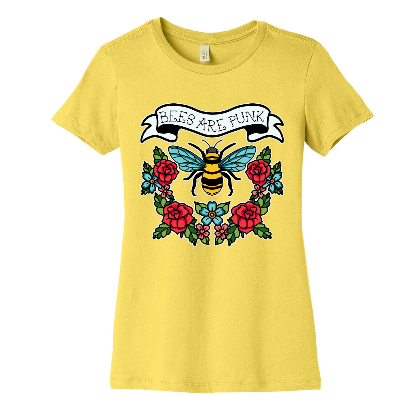 Bees Are Punk Women's Cotton Tee