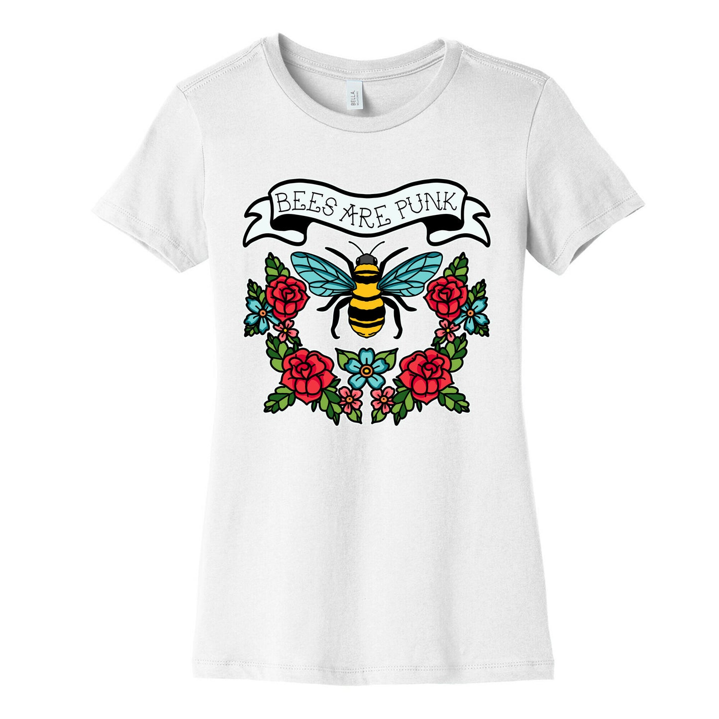 Bees Are Punk Women's Cotton Tee