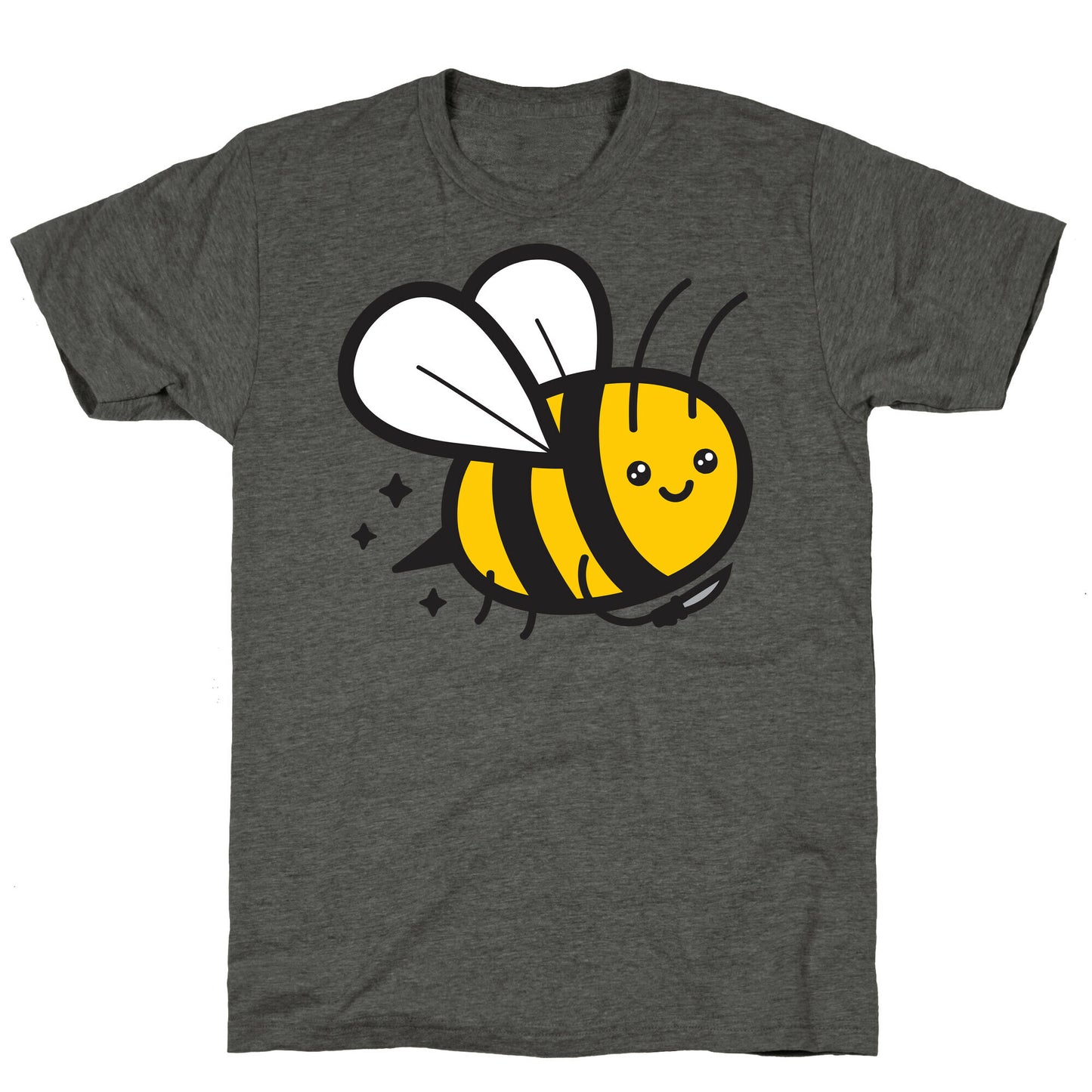 Bee With Knife Unisex Triblend Tee