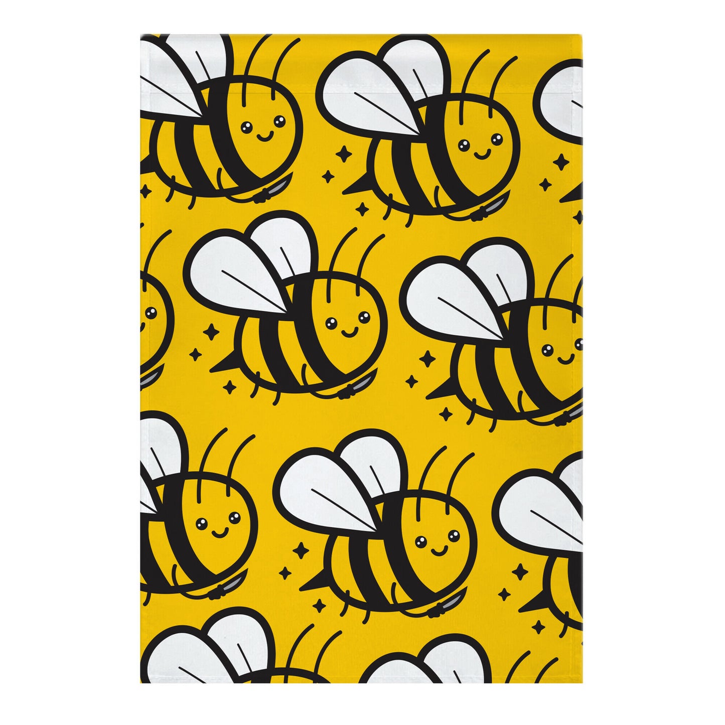 Bee With Knife Garden Flag