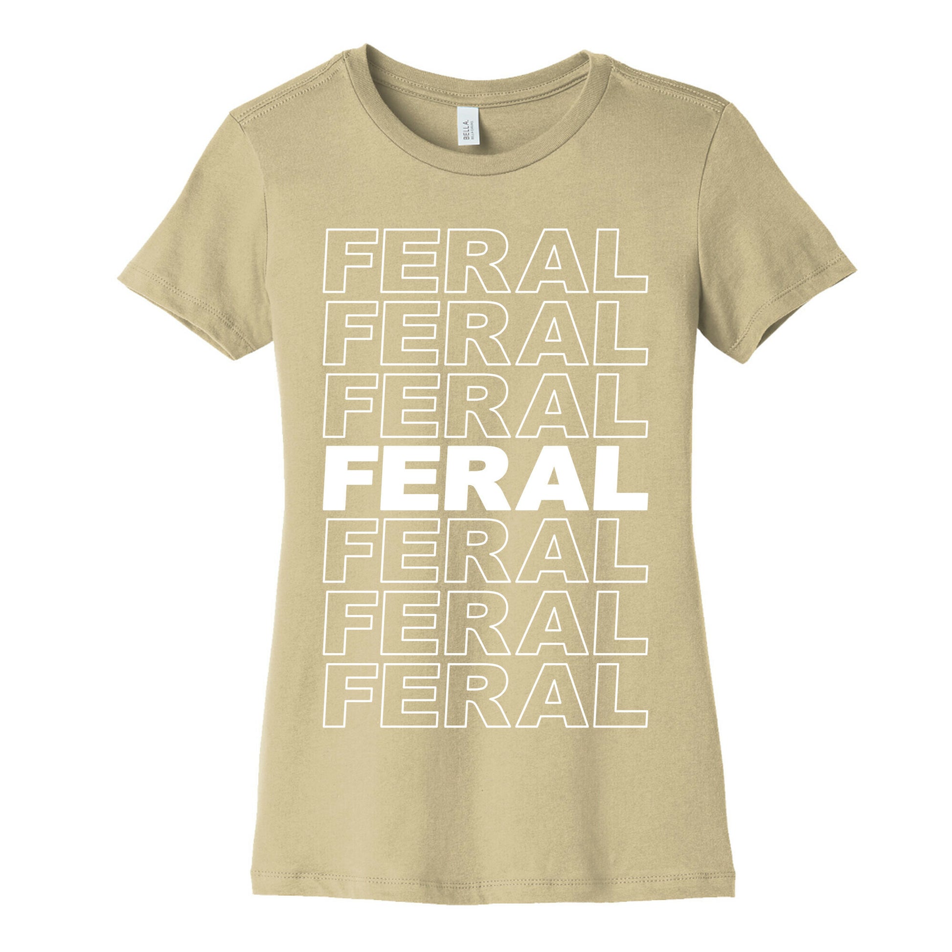 Feral Thank You Bag Parody Women's Cotton Tee