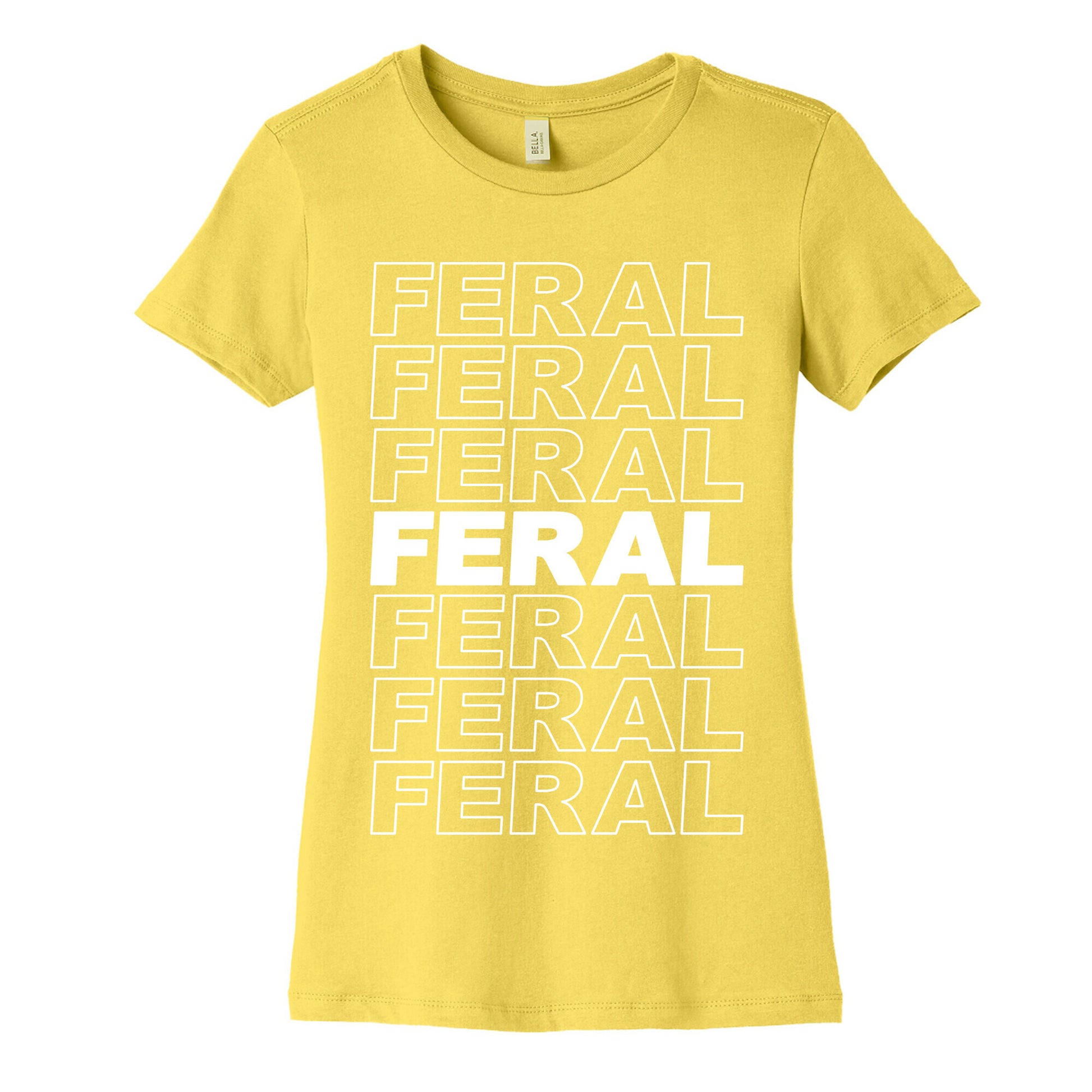Feral Thank You Bag Parody Women's Cotton Tee