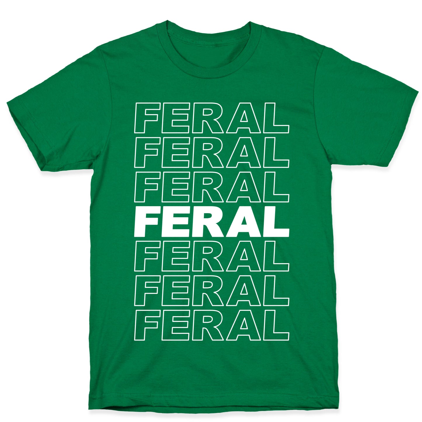 Feral Thank You Bag Parody T-Shirt