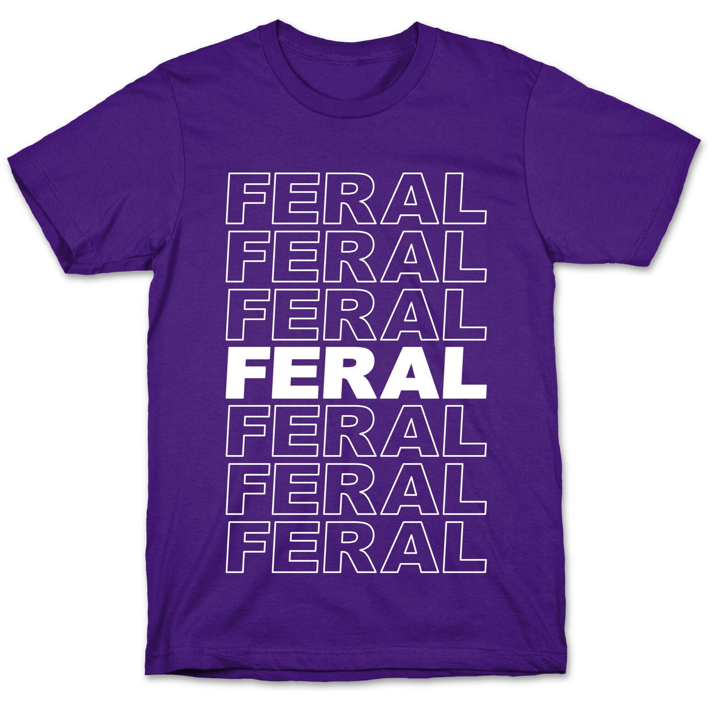 Feral Thank You Bag Parody T-Shirt