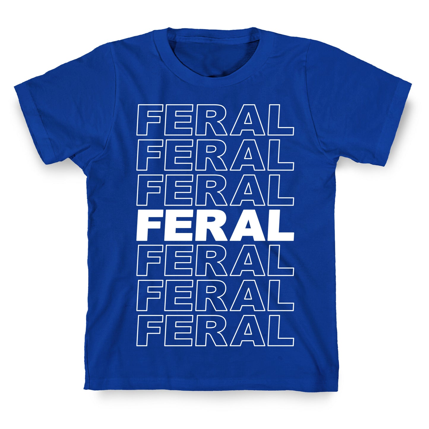 Feral Thank You Bag Parody T-Shirt