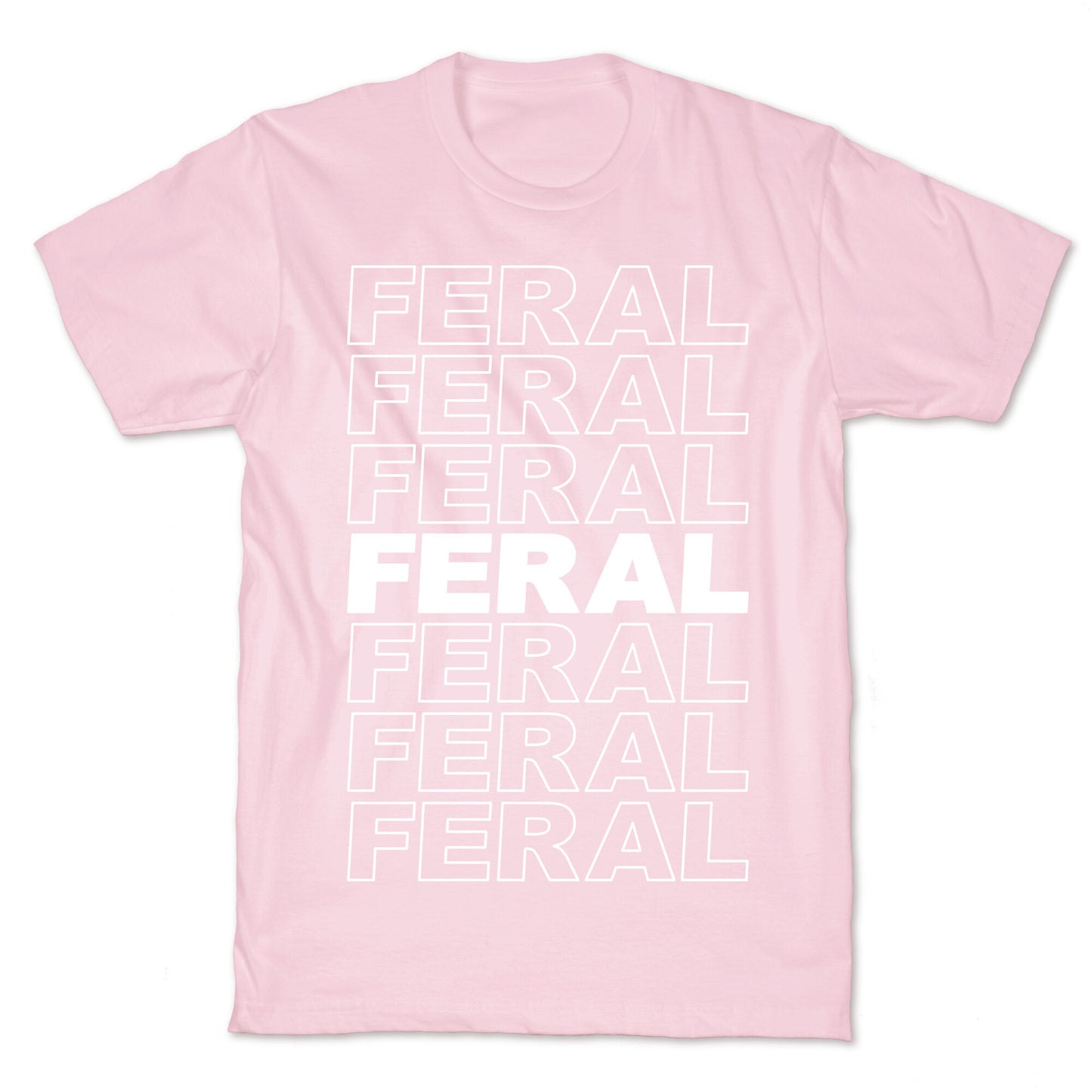 Feral Thank You Bag Parody T-Shirt