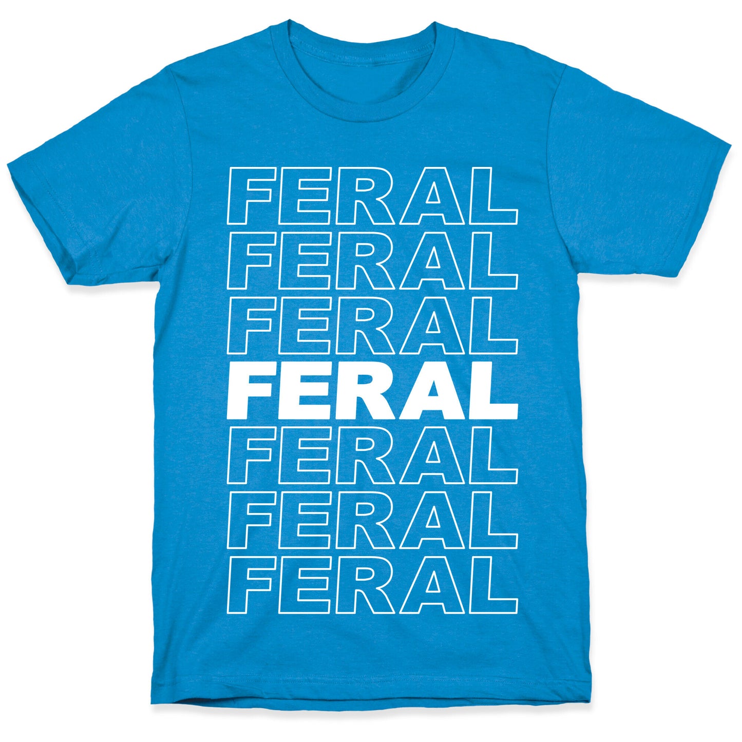 Feral Thank You Bag Parody T-Shirt