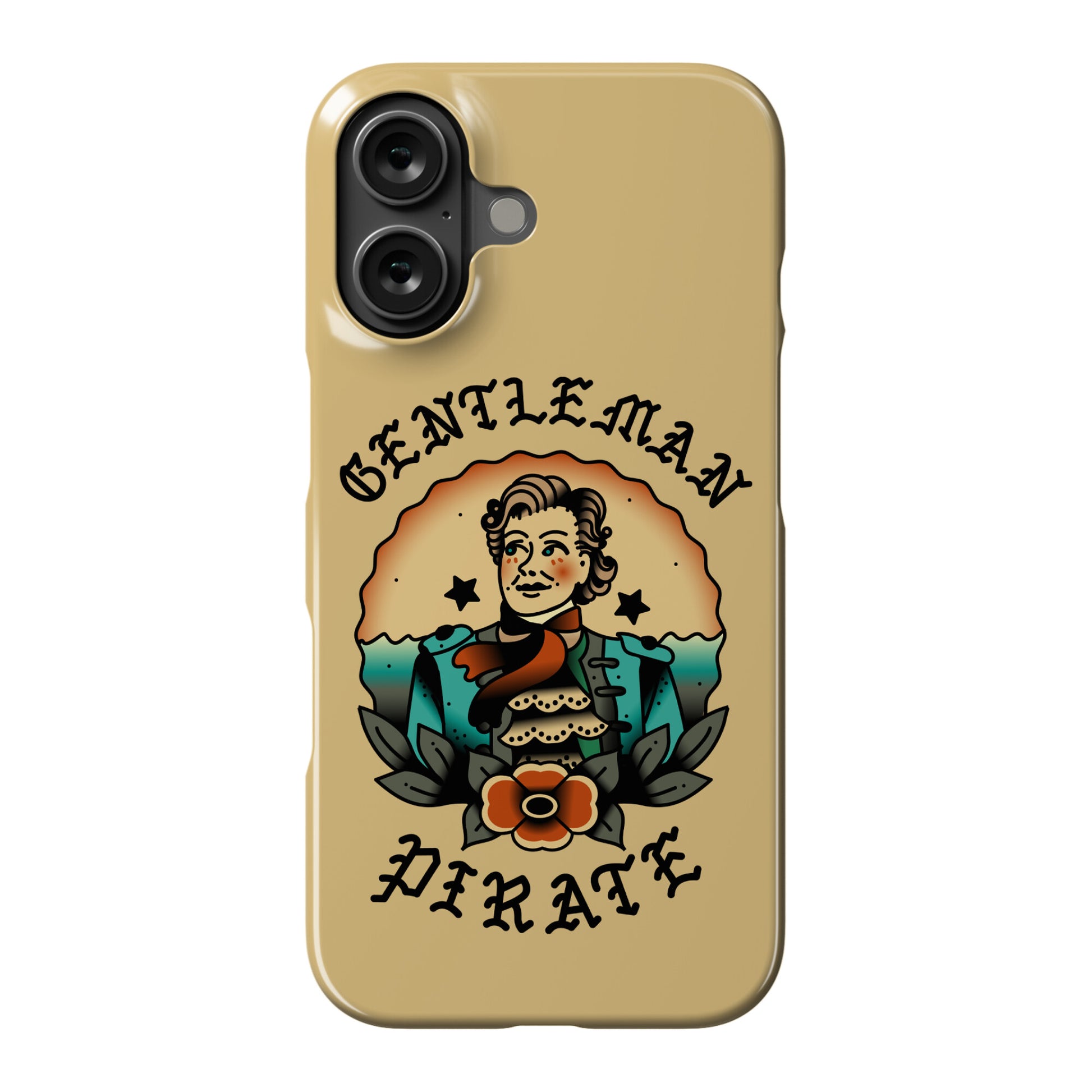 Gentleman Pirate Sailor Jerry Tattoo Phone Case