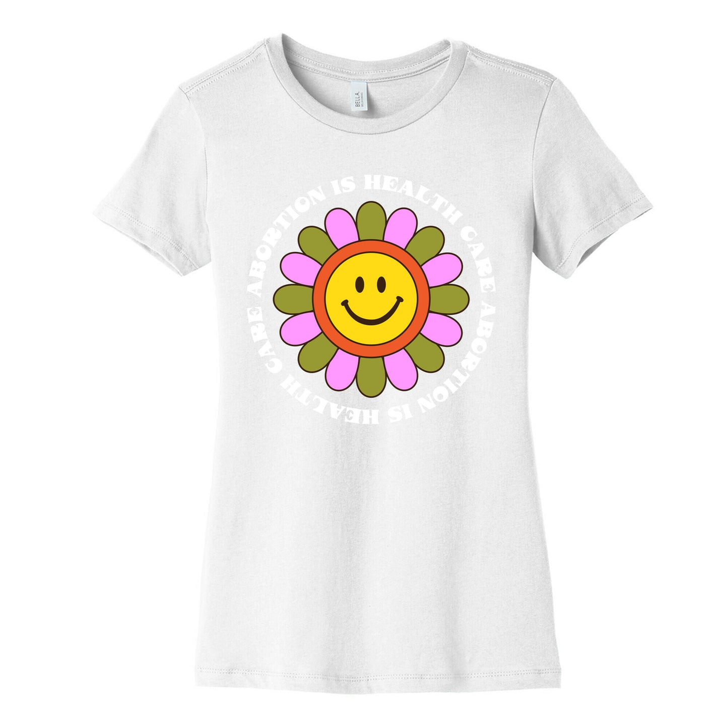 Abortion is Health Care Retro Women's Cotton Tee