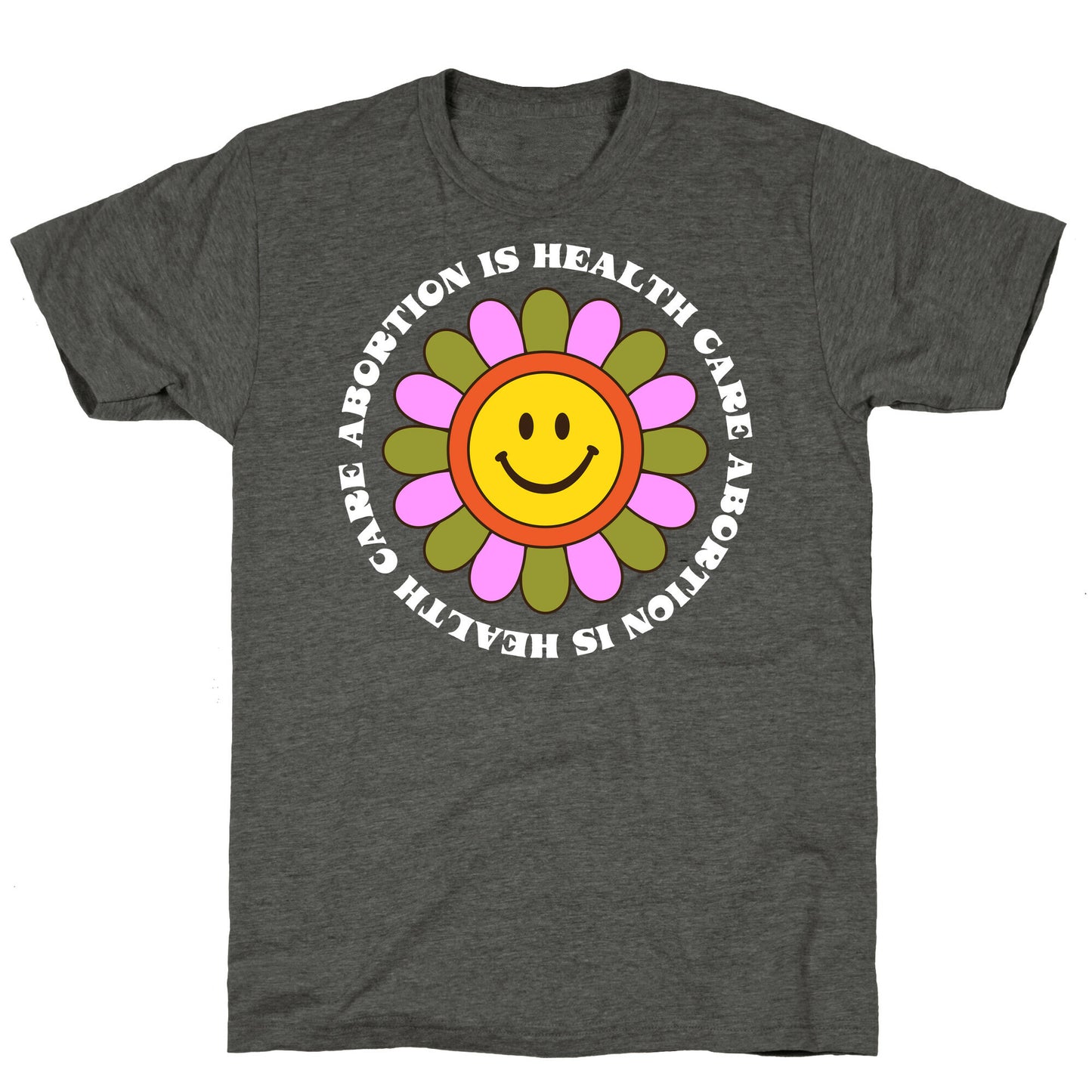 Abortion is Health Care Retro Unisex Triblend Tee