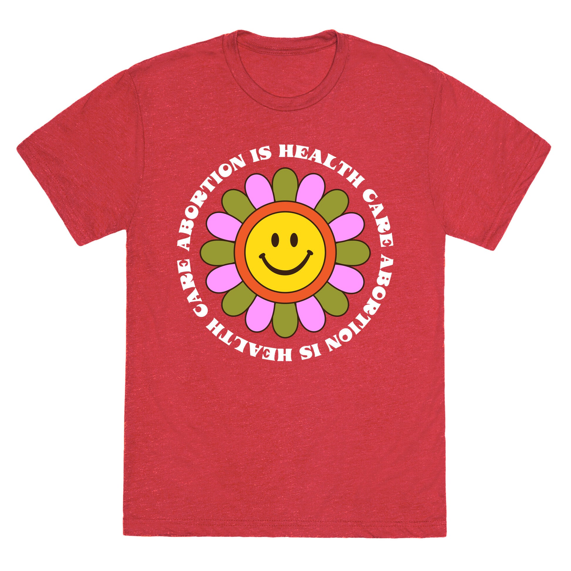 Abortion is Health Care Retro Unisex Triblend Tee
