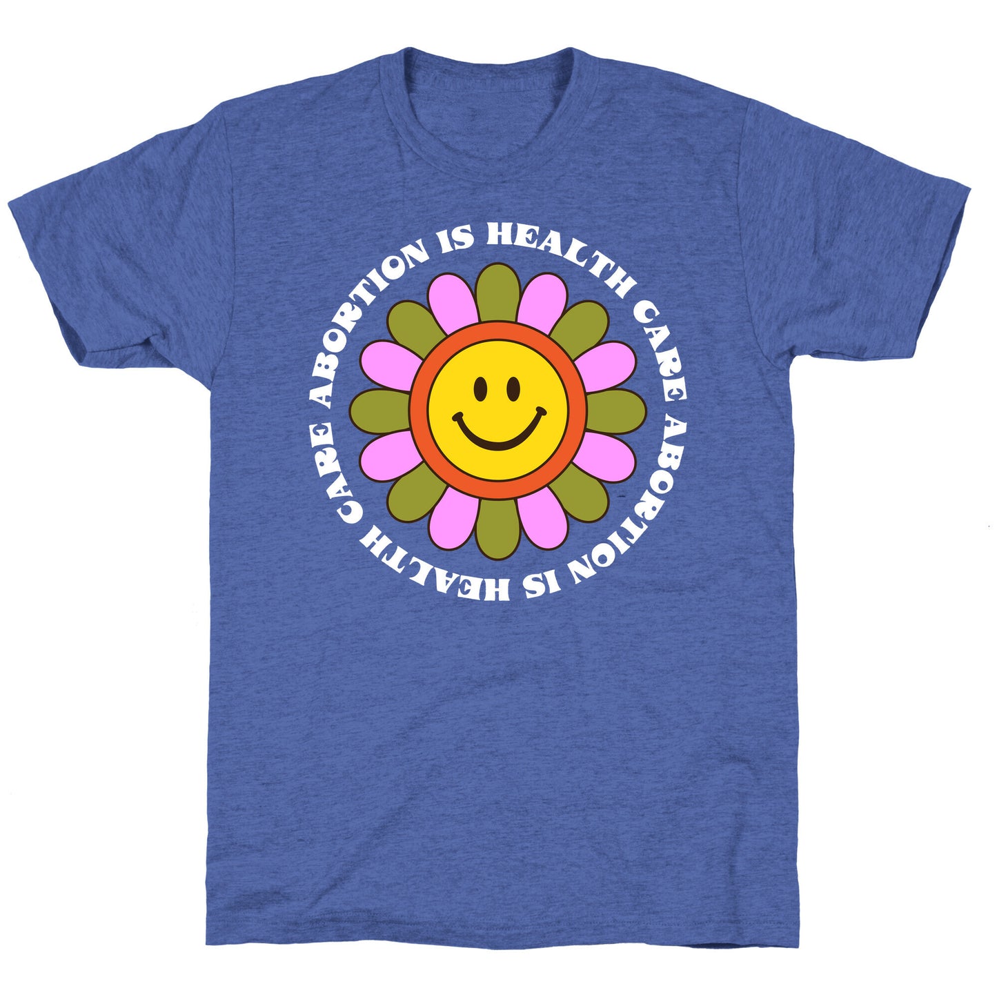 Abortion is Health Care Retro Unisex Triblend Tee
