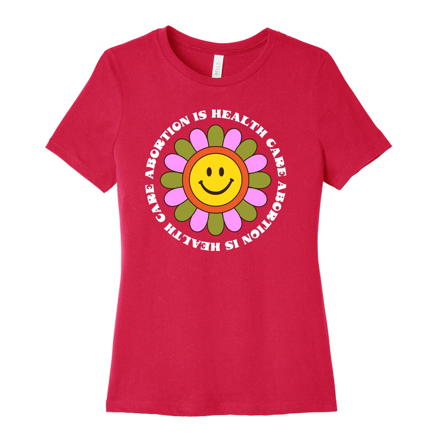Abortion is Health Care Retro Women's Cotton Tee