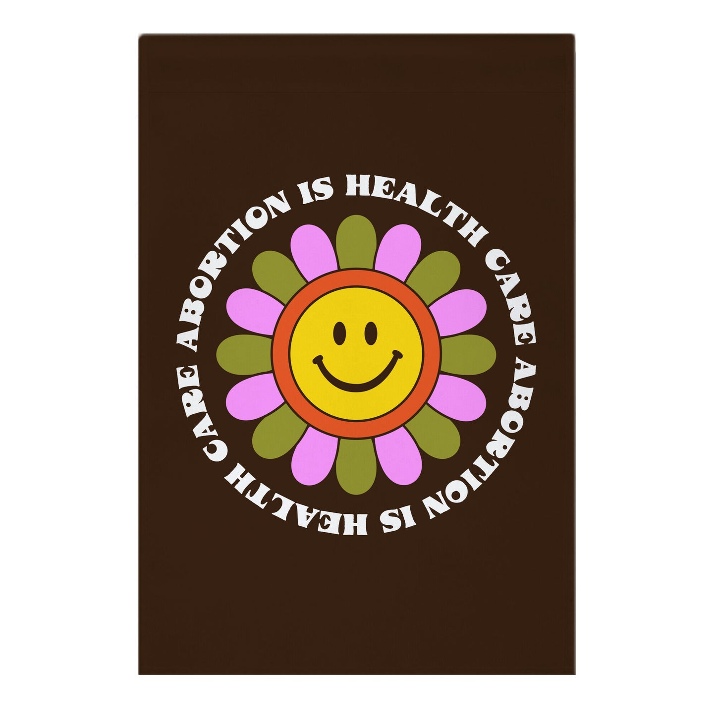 Abortion is Health Care Retro Garden Flag