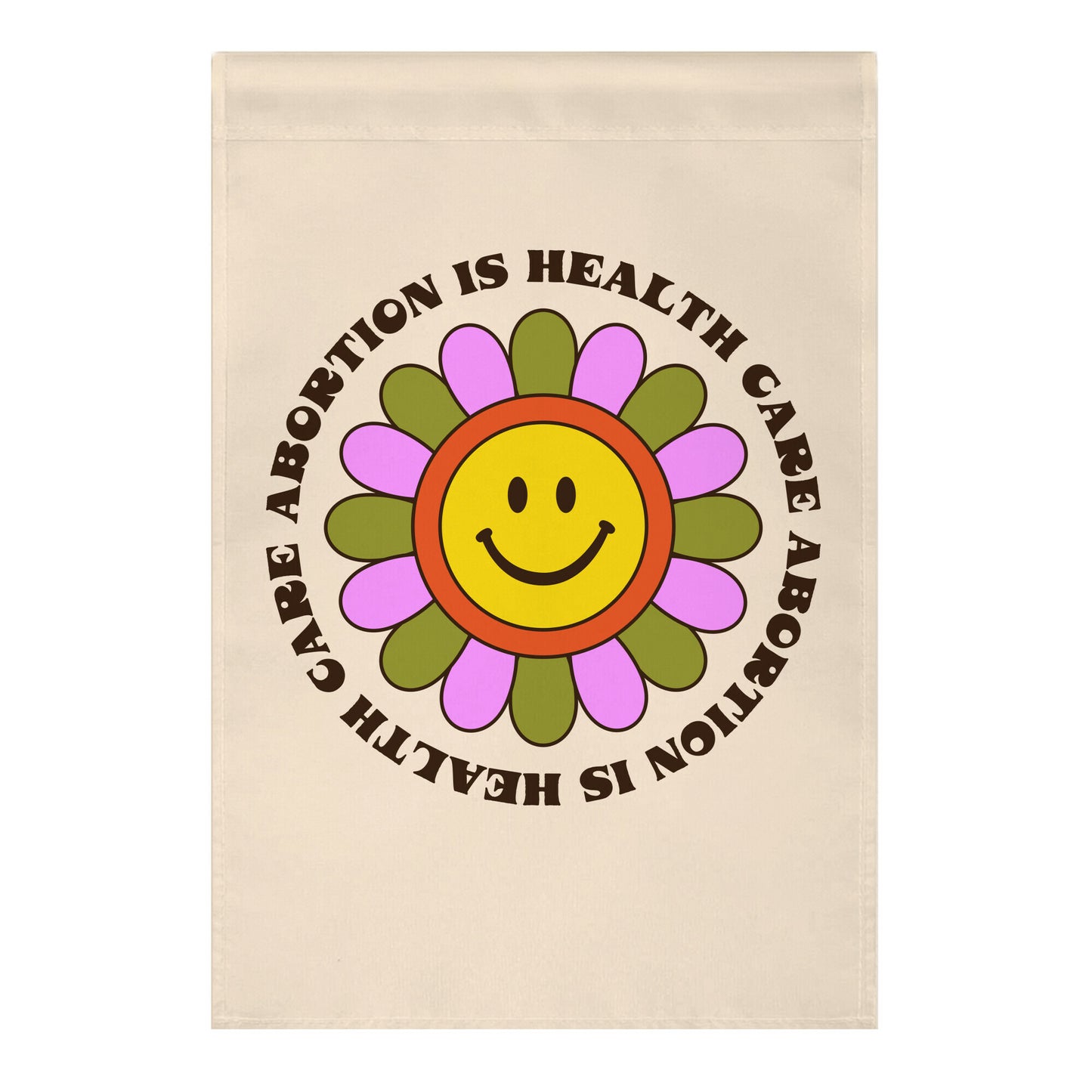 Abortion is Health Care Retro Garden Flag