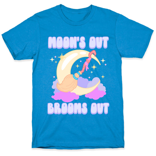 Moon's Out Brooms Out T-Shirt