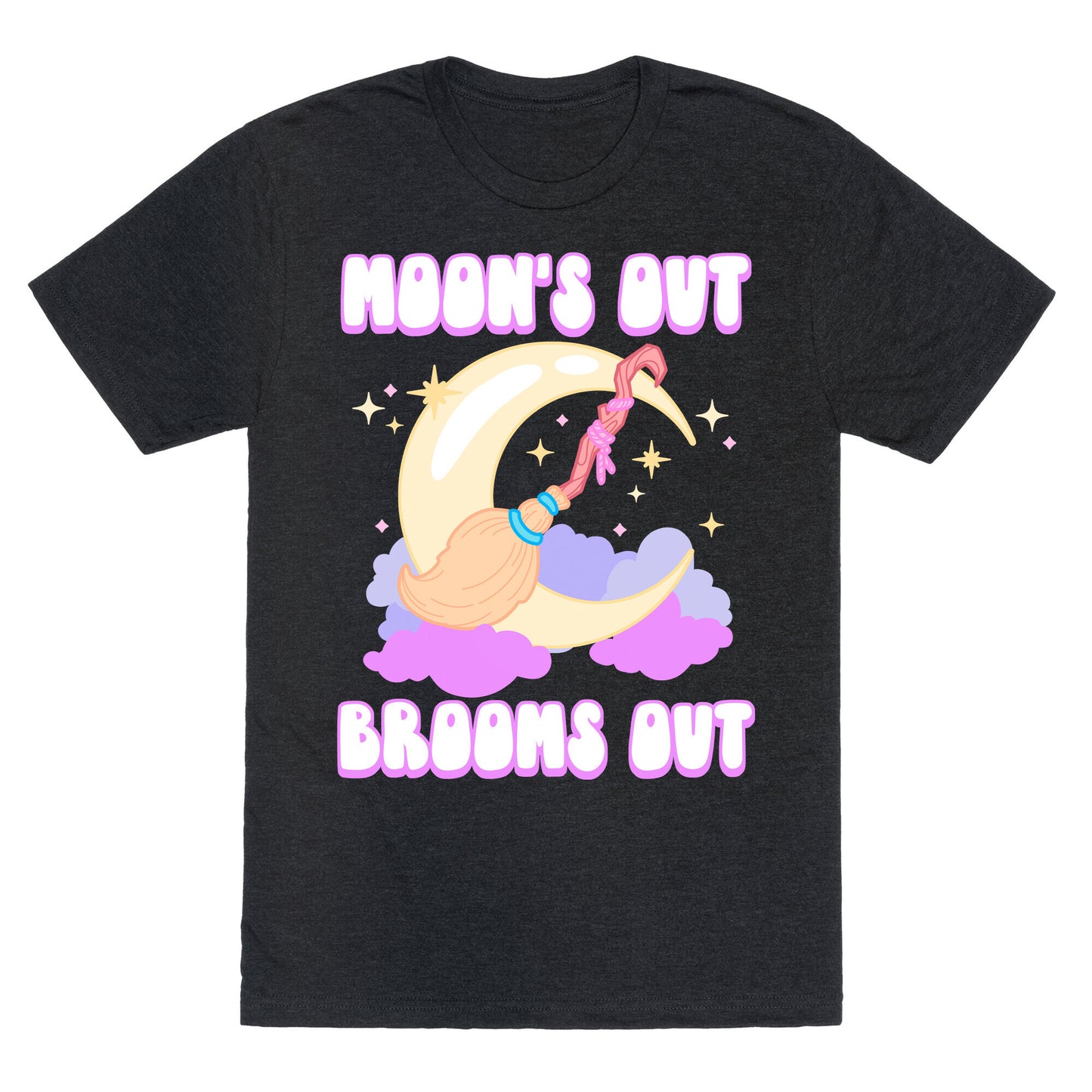 Moon's Out Brooms Out Unisex Triblend Tee