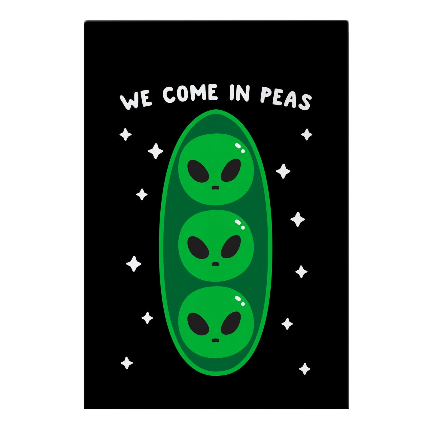 We Come In Peas Garden Flag