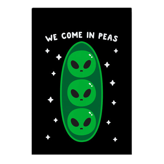 We Come In Peas Garden Flag
