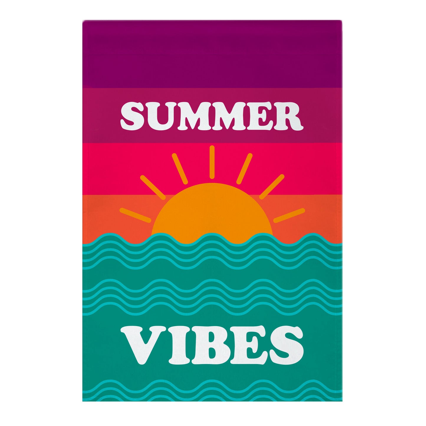 Summer Vibes Garden Flag