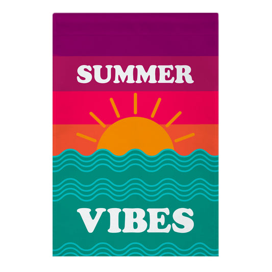 Summer Vibes Garden Flag