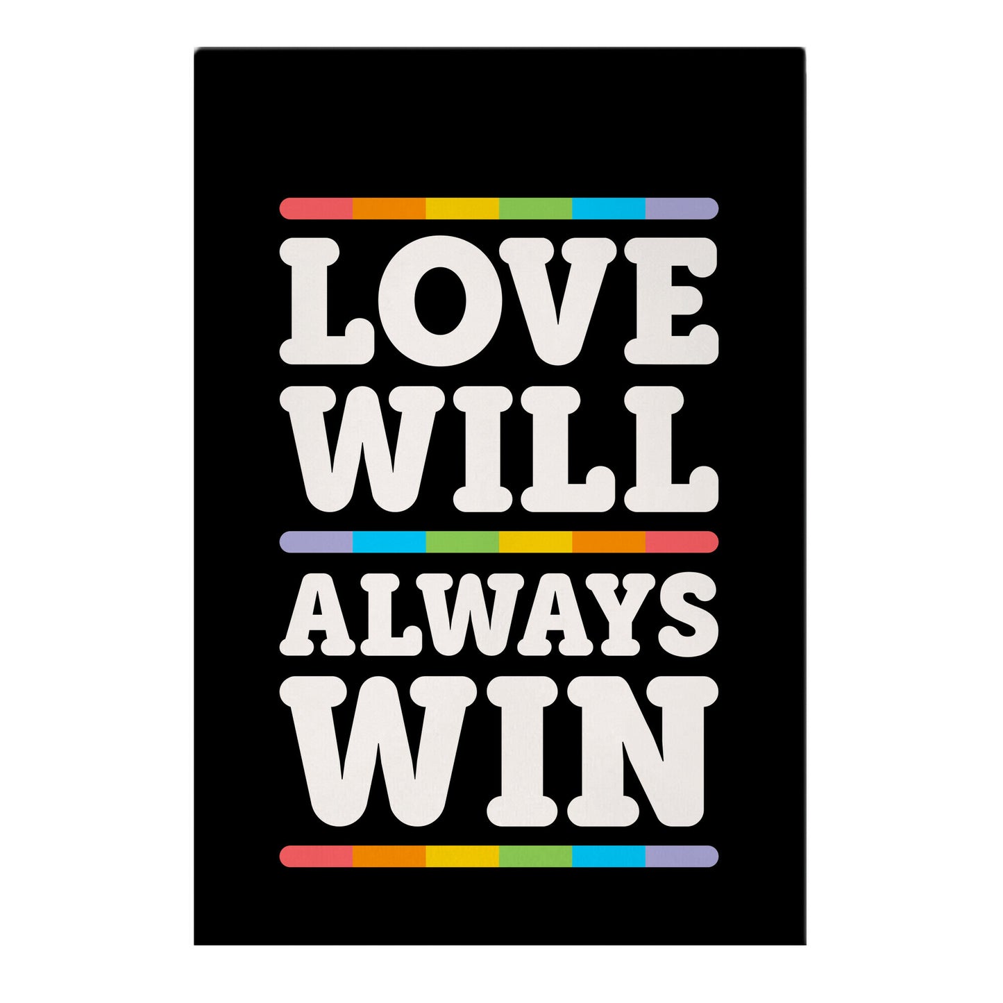 Love Will Always Win Garden Flag