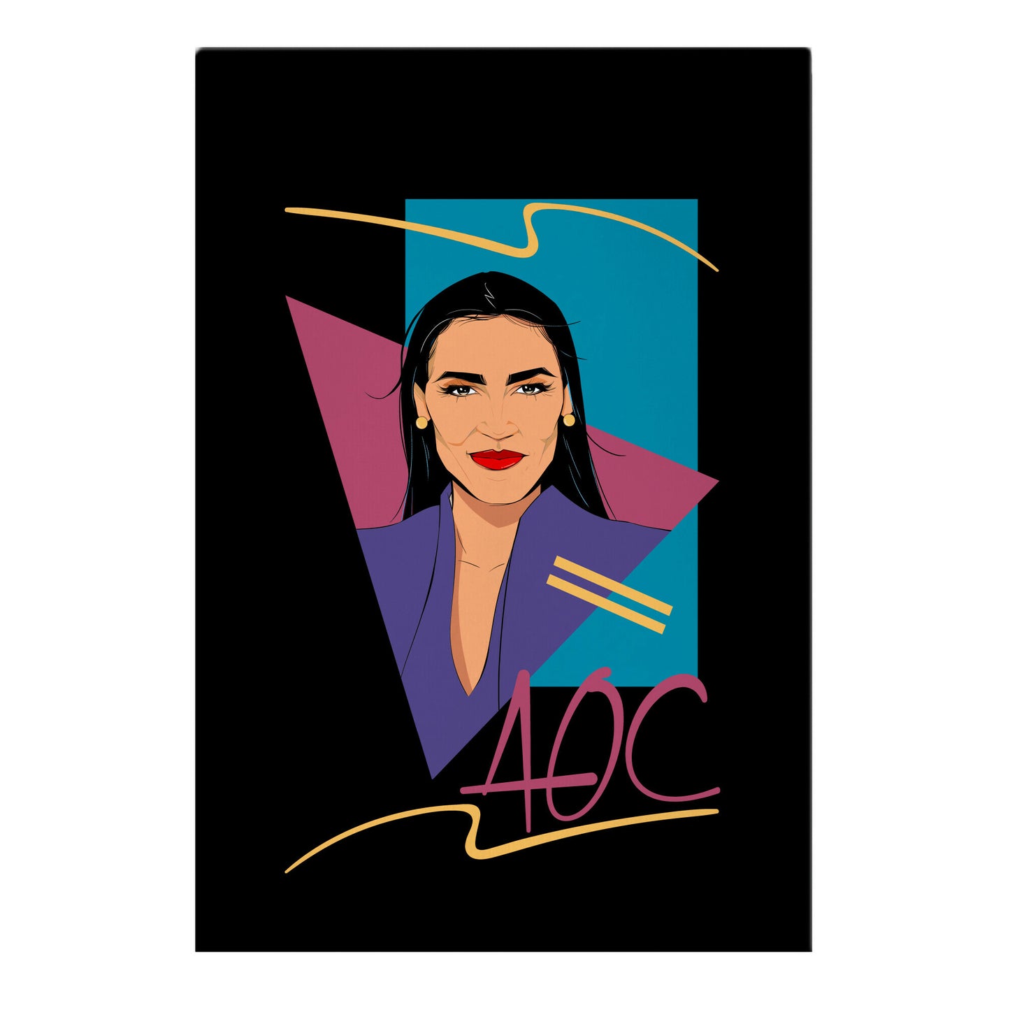 80s Style AOC Alexandria Ocasi-Cortez Parody Garden Flag