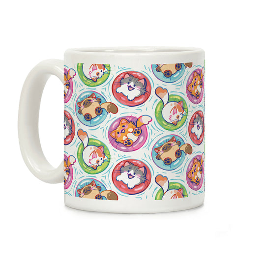 Pool Party Cats Coffee Mug