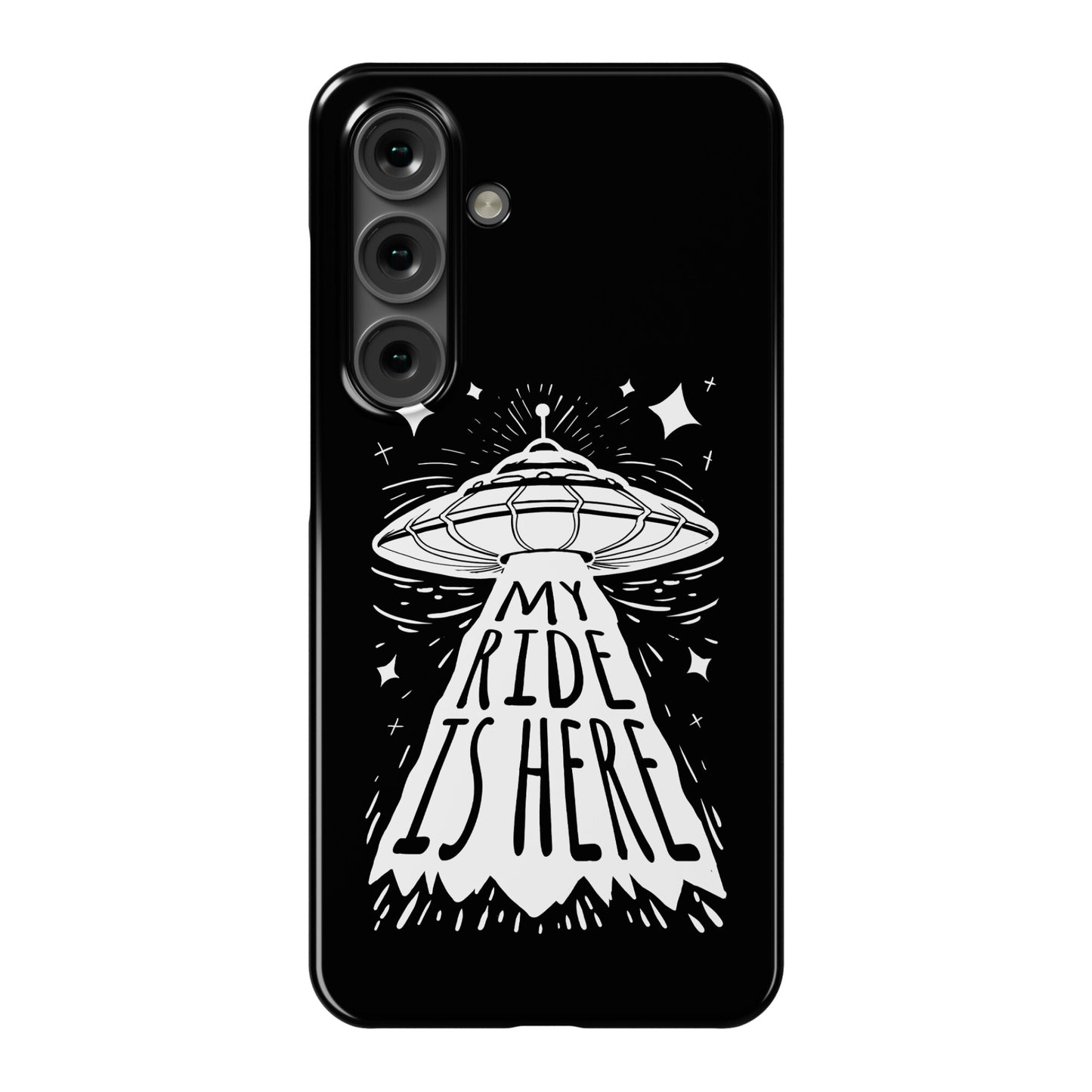 My ride Is Here Phone Case