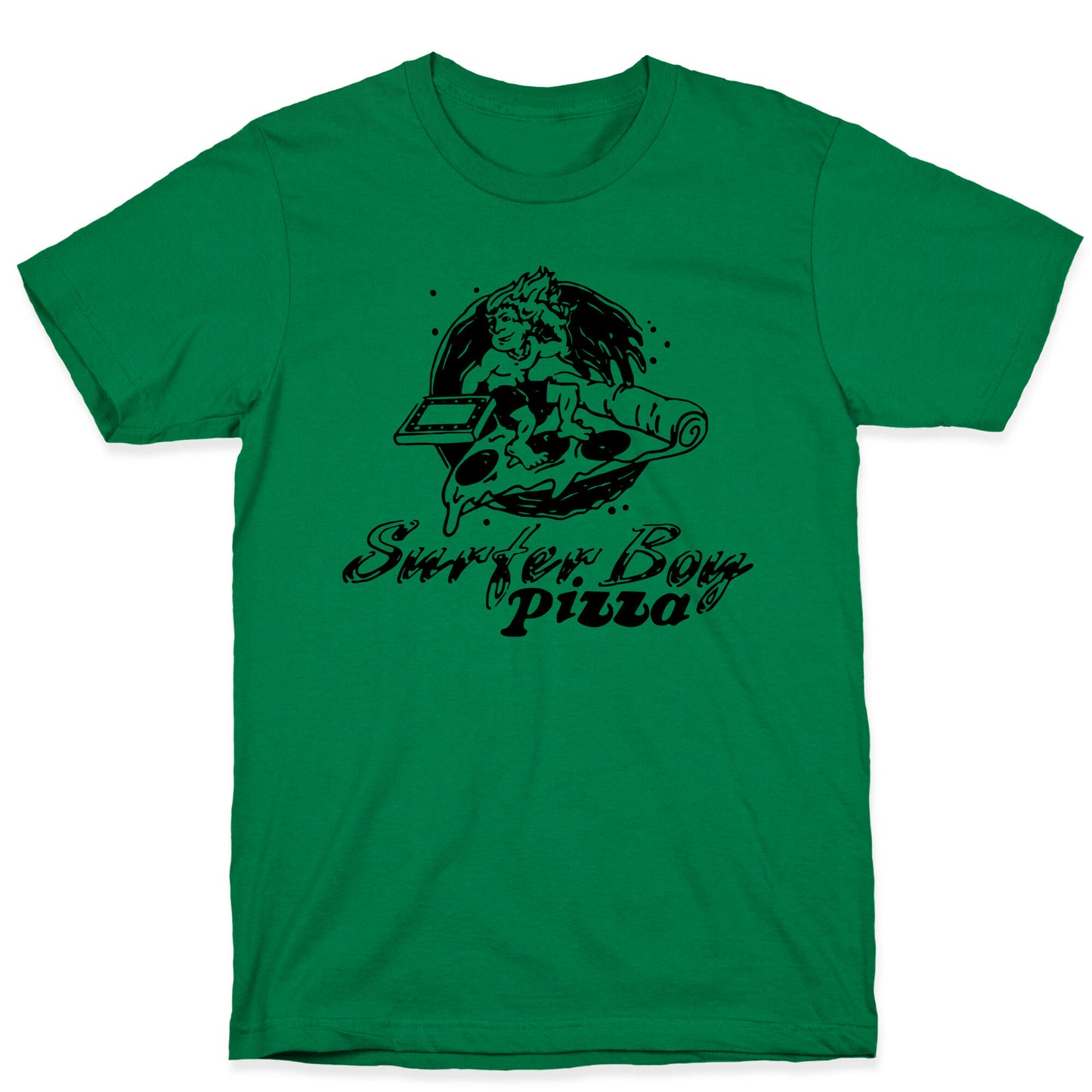 Surfer Boy Pizza T-Shirt