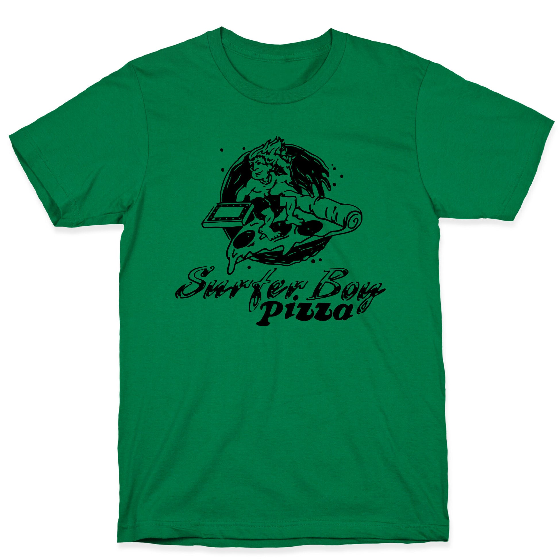Surfer Boy Pizza T-Shirt