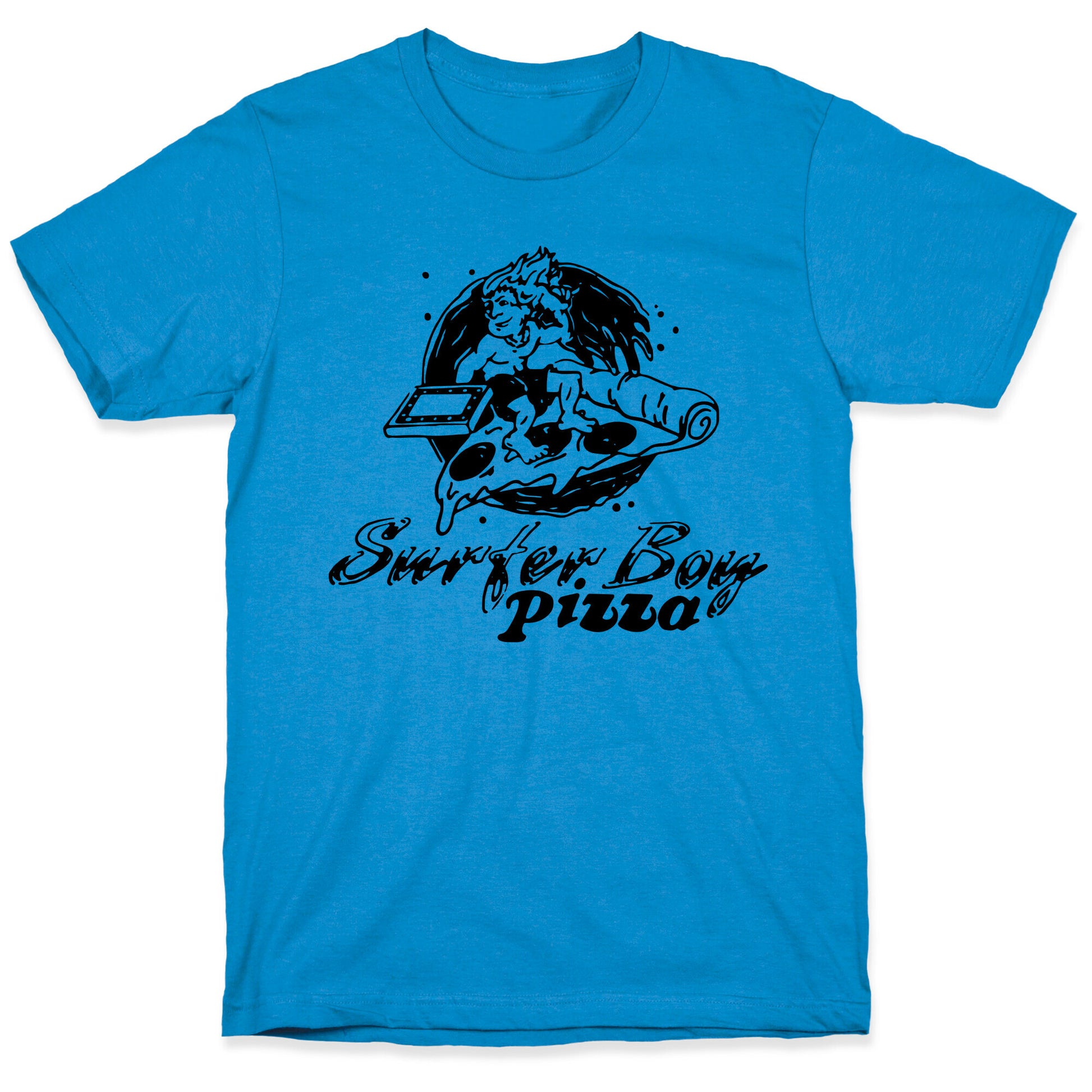 Surfer Boy Pizza T-Shirt