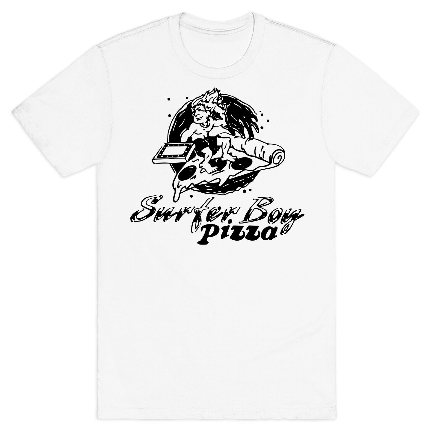 Surfer Boy Pizza T-Shirt