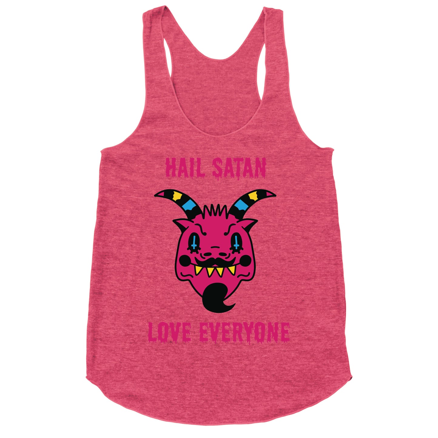 Pansexual Satan Racerback Tank