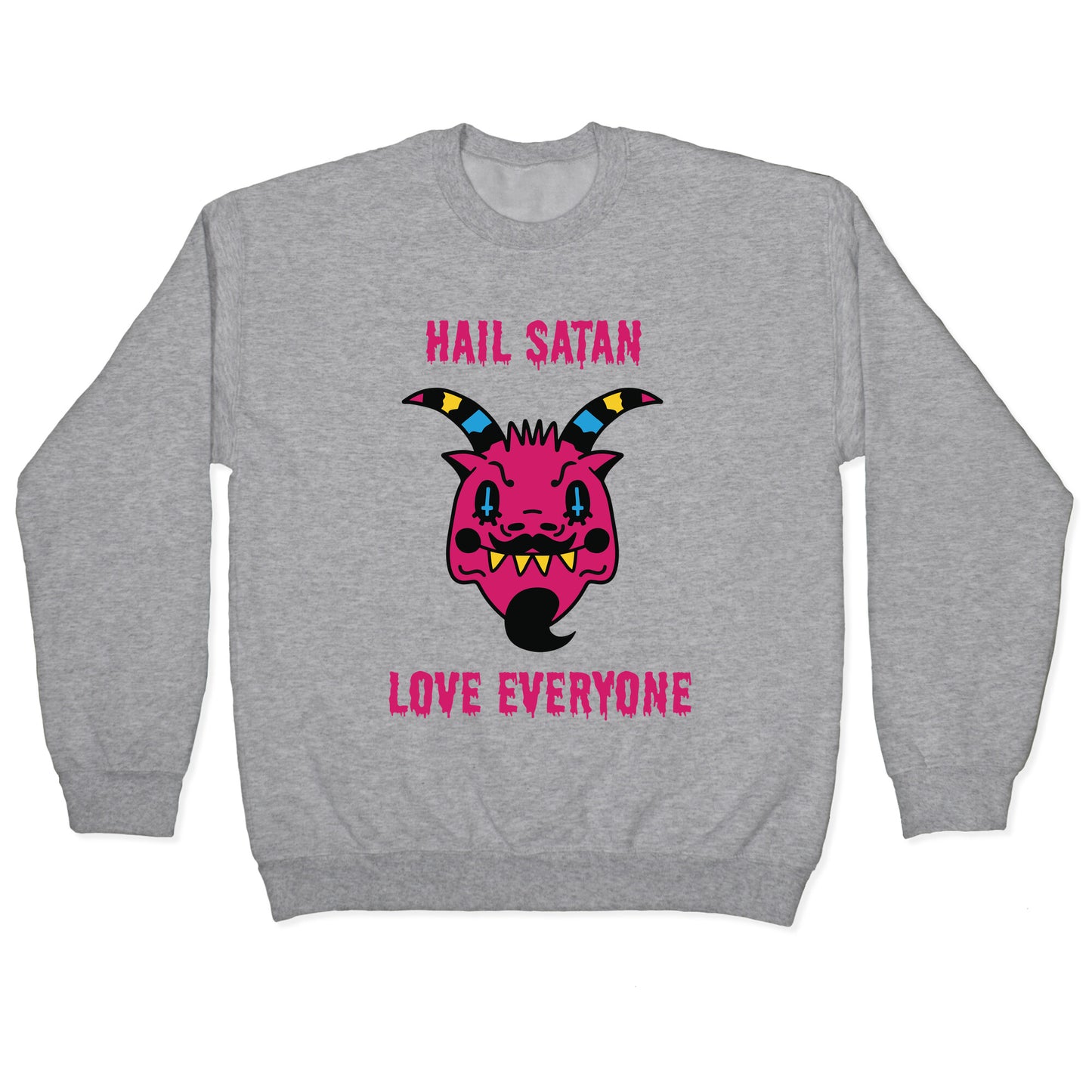 Pansexual Satan Crewneck Sweatshirt