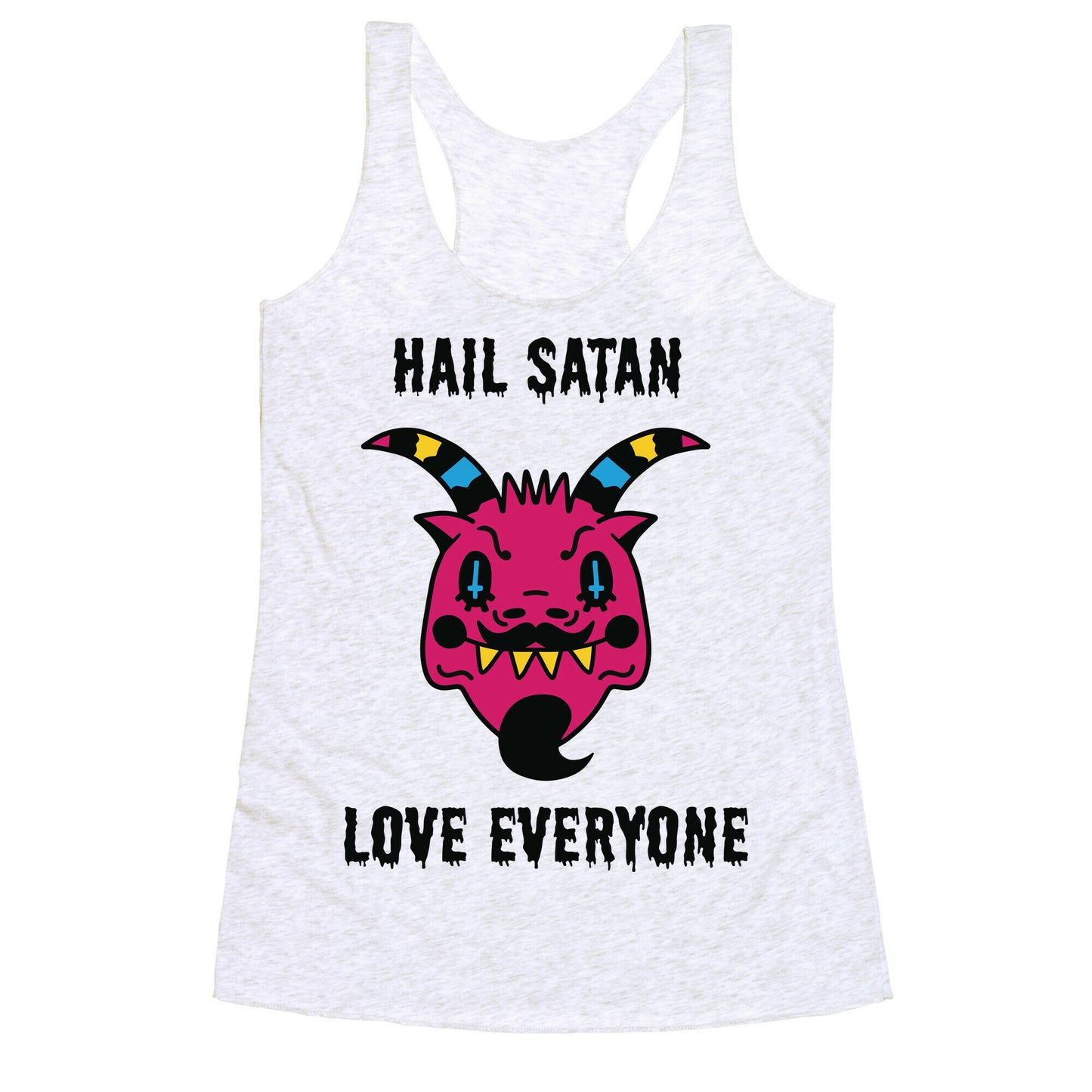 Pansexual Satan Racerback Tank