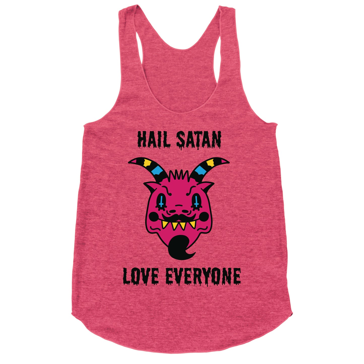 Pansexual Satan Racerback Tank