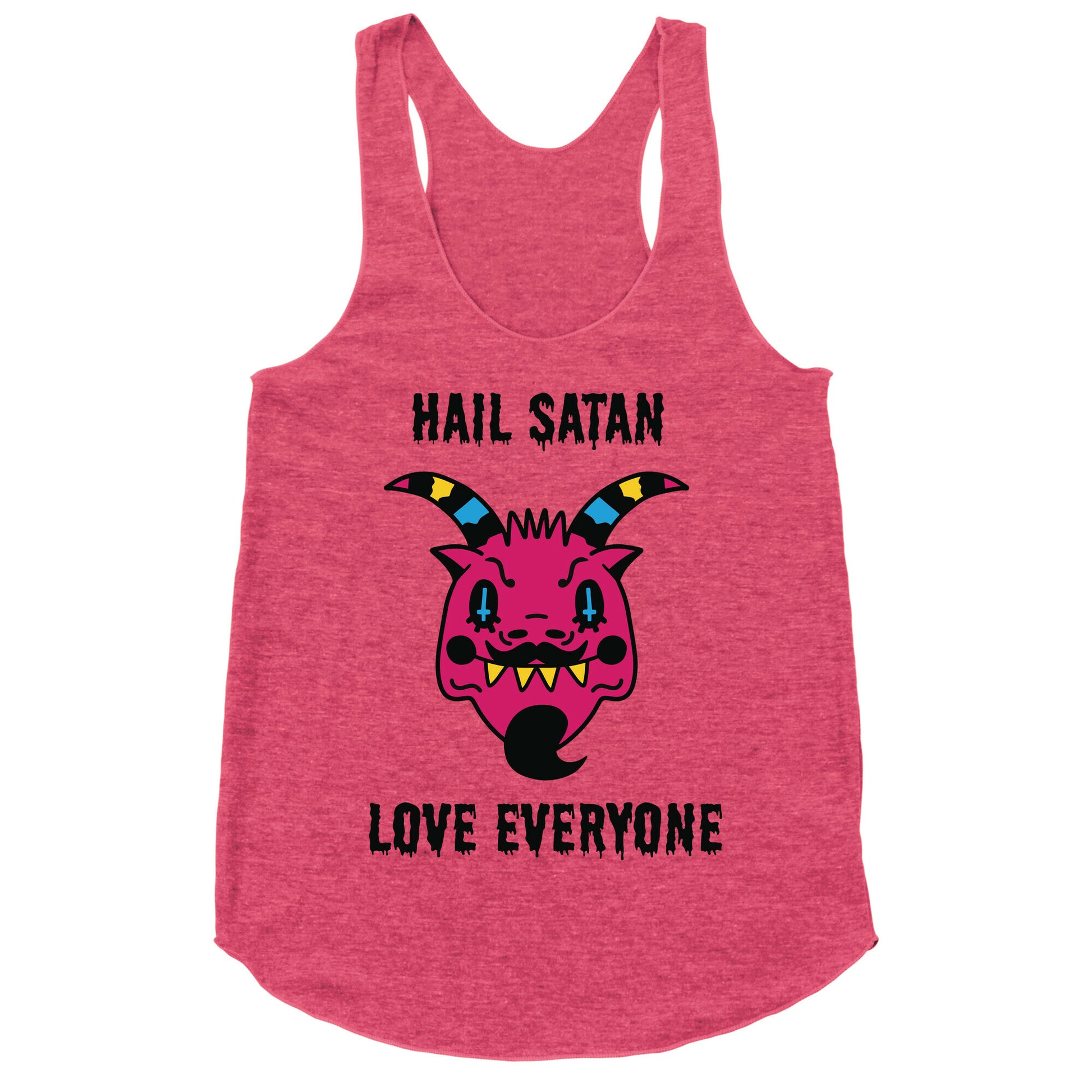Pansexual Satan Racerback Tank
