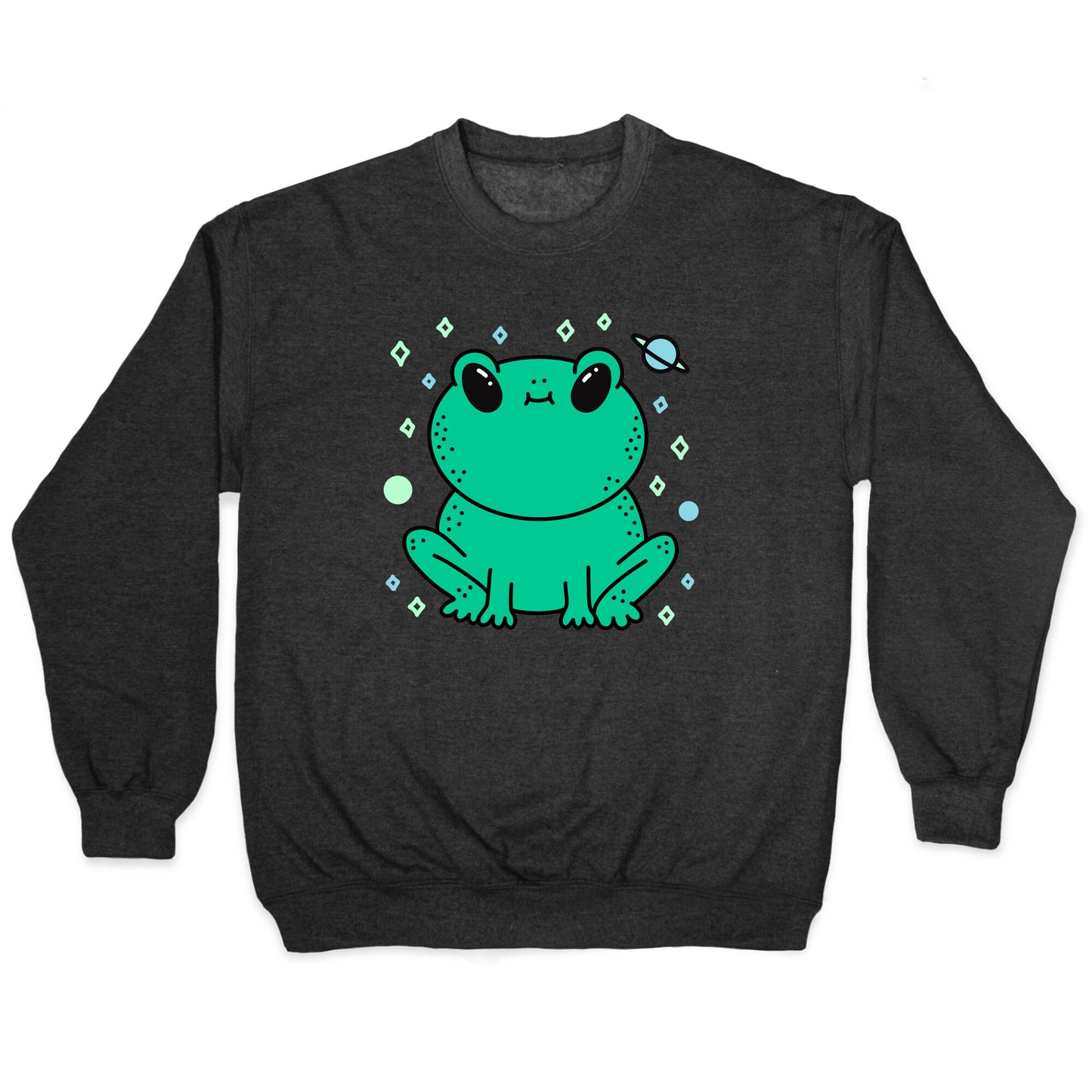 Alien Space Frog Crewneck Sweatshirt