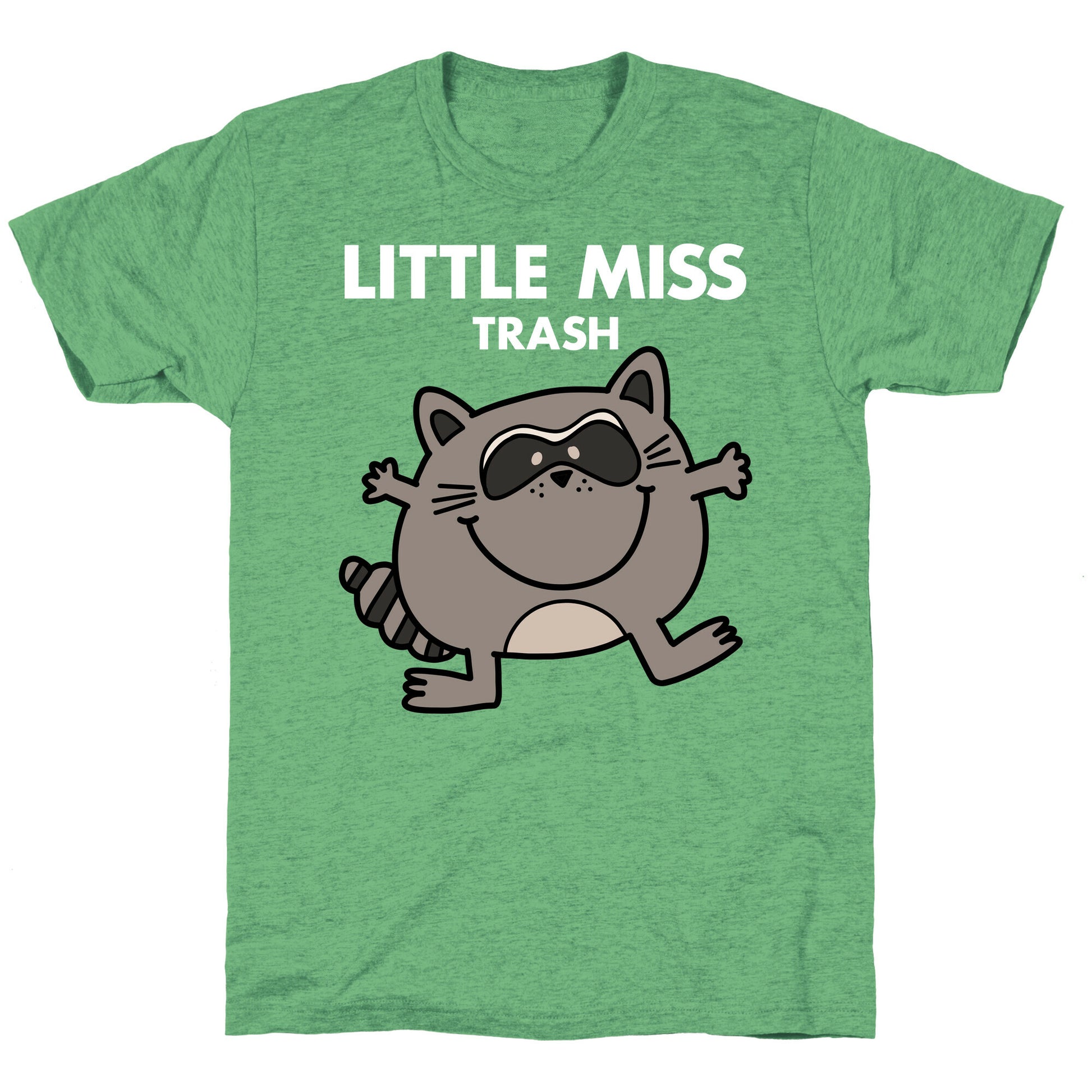 Little Miss Trash Raccoon Unisex Triblend Tee