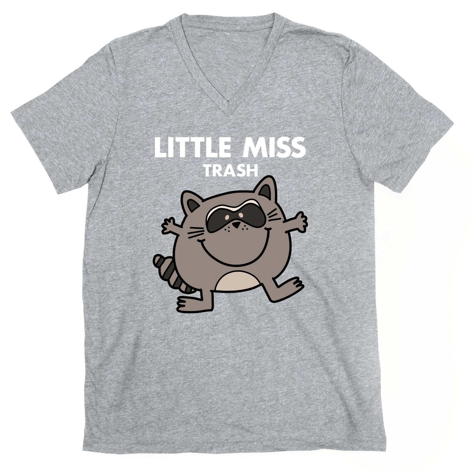 Little Miss Trash Raccoon V-Neck