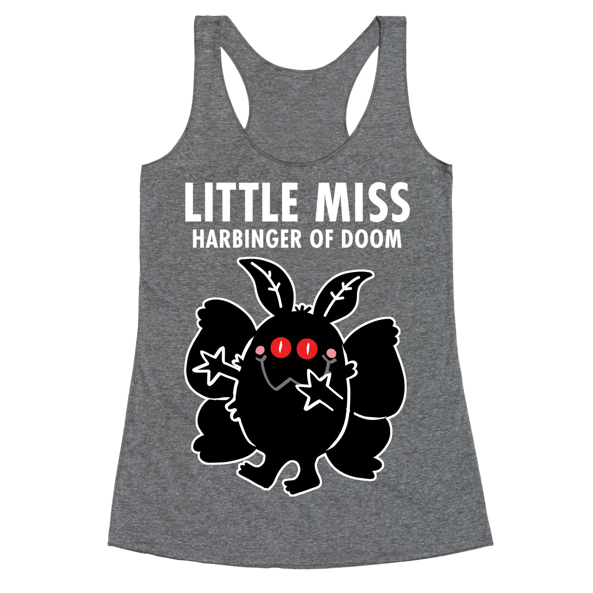 Little Miss Harbinger Of Doom Racerback Tank