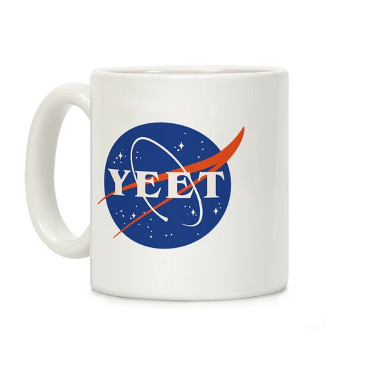 Yeet Nasa Logo Parody Coffee Mug