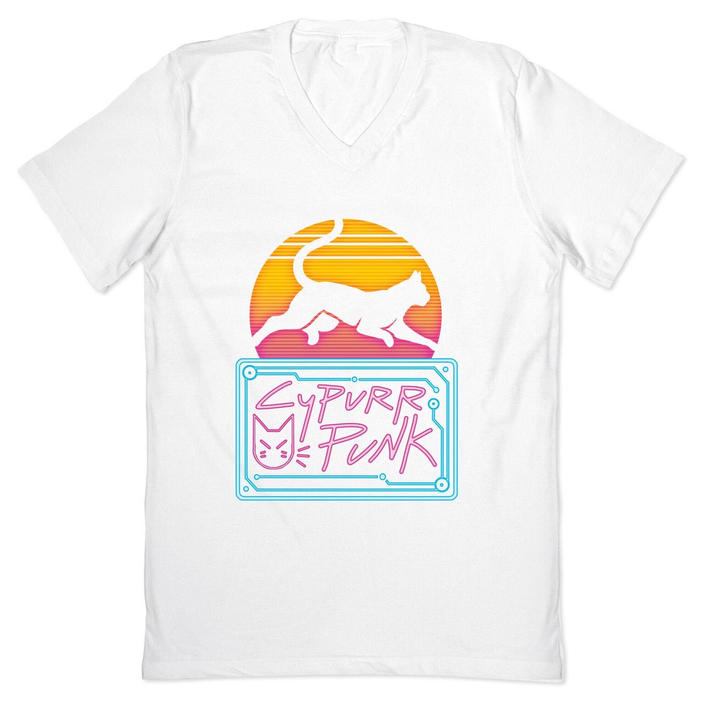 Cypurr Punk V-Neck