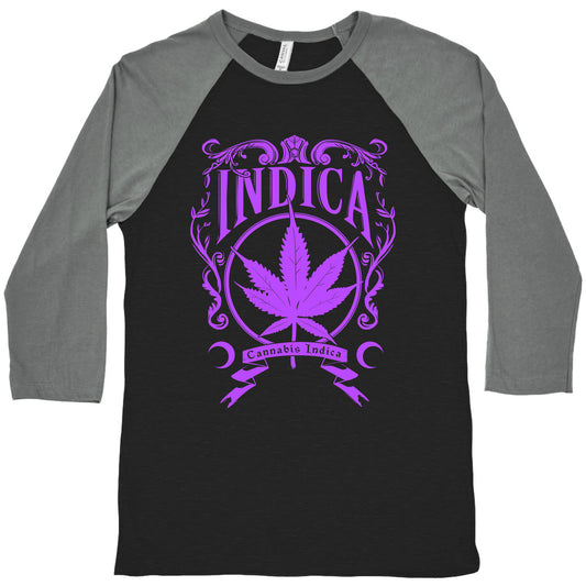 Cannabis Indica Baseball Tee