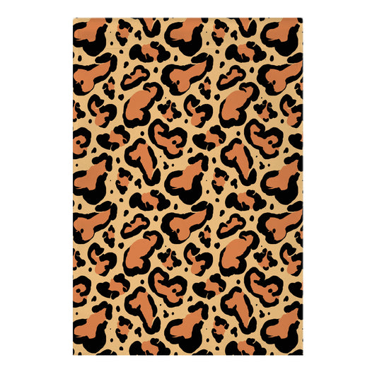 Leopard Print Penis Pattern Garden Flag