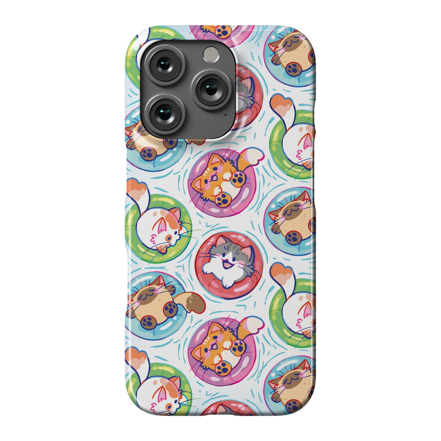 Pool Party Cats Phone Case