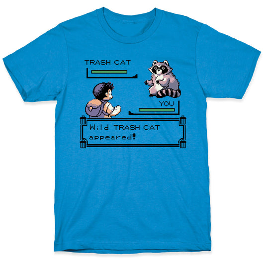 Wild Trash Cat Appears! T-Shirt