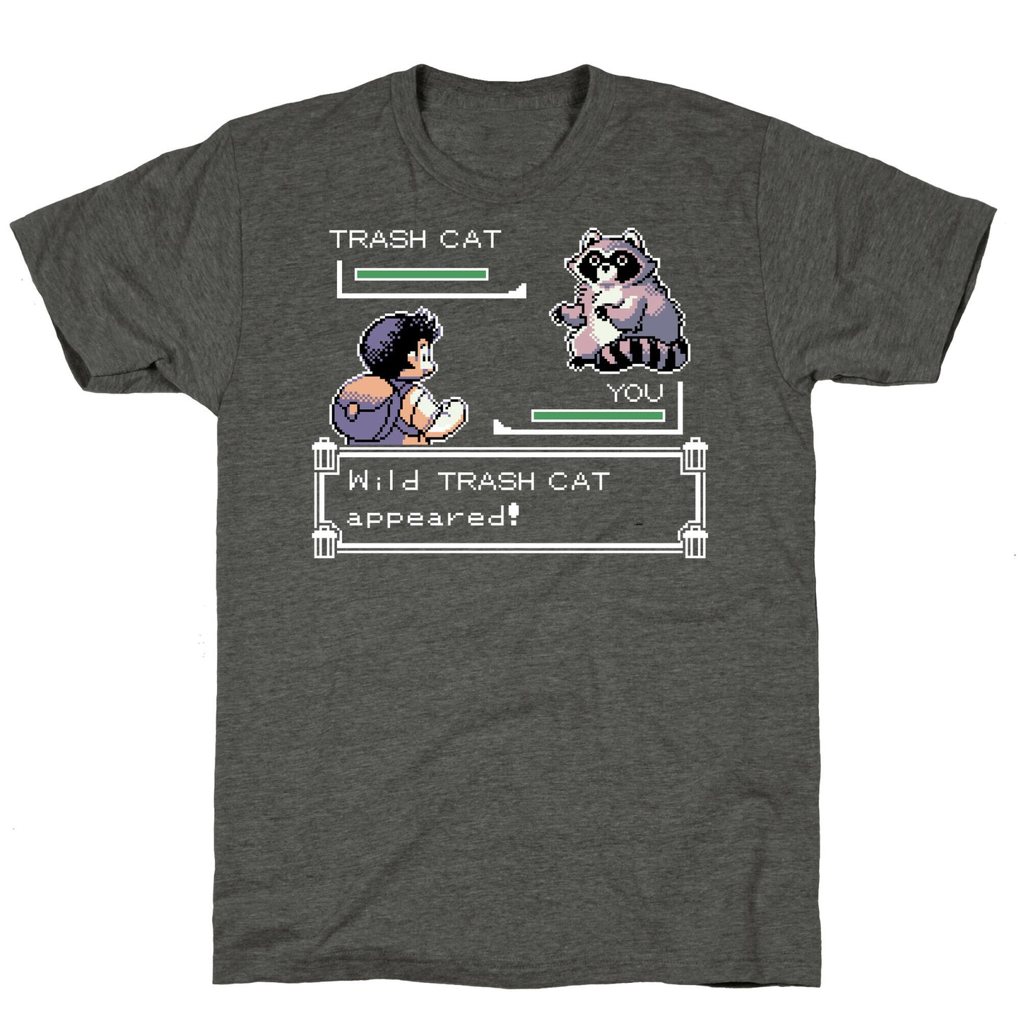 Wild Trash Cat Appears! Unisex Triblend Tee